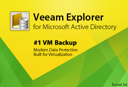 Veeam Explorer for Active Directory